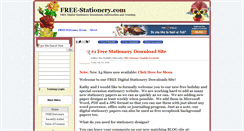 Desktop Screenshot of free-stationery.com