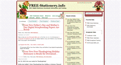 Desktop Screenshot of free-stationery.info